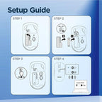 Lenovo WL310 Bluetooth Silent Mouse, Ergonomic, Adjustable DPI, Silent Clicks, Bluetooth 5.0, Portable for Windows, Mac, and Chromebook, Grey