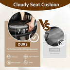 Faux Leather Executive Office Chair - Big and Tall Ergonomic Home Office Chair,Reclining Computer Desk Chair with Lumbar Support,Adjustable Task Chair Swivel Rolling PC Chair with Wheels,Black,PU