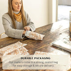 Poly Mailers 6x9 In 100 Pack Small Shipping Bags Strong Thick Mailing Envelopes | Self Sealing Adhesive | Waterproof & Tear Resistant | Small Business Packaging for Clothing - Floral Dusty Pink