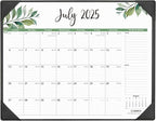 Large Desk Calendar 2025-2026 with Desktop Mat, Cabbrix Desk Pad Calendar 22 x 17 Inch Covering July 2025 to June 2026, Desk Blotter Calendar 2025 for Home School and Office