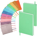 PerKoop 12 Pcs Jumbo Book Covers Stretchable Fabric School Book Protector Reusable Washable Cover Protector for Most Hardcover Textbooks(Vivid Colors,9 x 11 Inch)