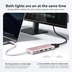 HODO USB C Docking Station Dual Monitor Adapter for Dell HP, Laptop Docking Station 3 Monitors Quad Display USB C Hub Dongle to 2 HDMI 4K,DP 8K, VGA,4 USB,PD, 9 in 1 Dongle Laptop Adapter