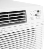 LG 24,500 BTU Smart Window Air Conditioner, 230/208V, Cools Room up to 1560 Sq. Ft. for Bedrooms, Living Room, Apartments, with Remote, 3 Fan Speeds, 24-Hour Timer, White