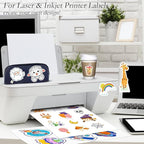 5000 Full Sheets Sticker Paper for Laser & Ink Jet Printers, 8.5" x 11" Full Sheet Address Shipping Label, 5000 Sheets 5000 Labels