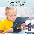 OcePor 100 Sheets Black Cardstock 11” x 17”, 92lb/250gsm Card Stock, Thick Card Stock Paper, Heavy Cardstock Paper for Printer, Resume, Scrapbooks, Art, Crafts, Business Cards