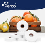 Perco White Pricing Labels for Monarch 1136 - 3 Sleeves, 24 Rolls Value Pack - 42,000 Labels with Ink Rolls Included
