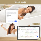 24" Smart Digital Calendar for-Family-Meal-Planner - Electronic Calendars for Chore Chart, Interactive Touchscreen Display for Family Schedules, Auto-Sync Google iCloud Outlook, Wall Mountable for Mom