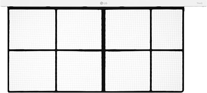 LG 24,500 BTU Smart Window Air Conditioner, 230/208V, Cools Room up to 1560 Sq. Ft. for Bedrooms, Living Room, Apartments, with Remote, 3 Fan Speeds, 24-Hour Timer, White