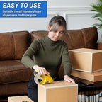 Packing Tape, 4 Rolls Shipping Tape Bulk, 1.88" X 60 Yd, 240 Yds, 2.7 Mil, 3" Core, Clear Heavy Duty for Moving Boxes, Package, Mailing