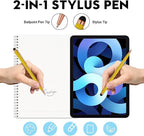 15 Pack Stylus Pens for Touch Screens Stylus Pen Compatible with Phone Tablets Kindle and Black Ink Ballpoint Pens-2 in 1 Stylists Pens (8005 Rose Gold B)