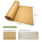 Honeycomb Packing Paper, 15" x 262' Honeycomb Cushioning Wrap Roll for Moving Shipping Packaging Gifts, Recyclable Honeycomb Paper Moving Supplies Bubble Paper Wrapping Protective Roll Khaki
