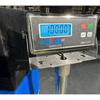 SellEton 60" x 60" (5' x 5') Accurate Floor Scale/Pallet Size with Digital Indicator and Medium Duty Industrial Weighing | 1000 lb x 0.2 lb