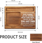 Appreciation Sticky Note Holder, Inspirational Thank You Appreciation Quote Gifts for Leader Boss Women Mentor Coach Manager Employee Coworker Self-Stick Note Pad Holders ZSS19