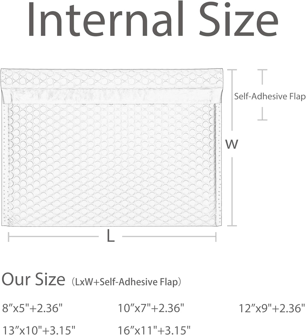 Periwinkle Side-Loading Bubble Mailers 12 x 9 Inches,Self-Seal Padded Mailing Envelopes, Pack of 27