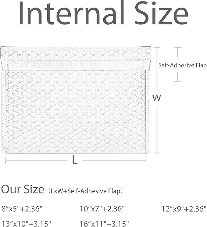 Light Pink Side-Loading Bubble Mailers 12 x 9 Inches,Self-Seal Padded Mailing Envelopes, Pack of 27