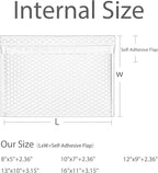 Red Side-Loading Bubble Mailers 10 x 7 Inches,Self-Seal Padded Mailing Envelopes, Pack of 27