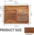 School Counselor Sticky Note Holder, School Counselor Gifts, Thank You Appreciation Quote Gifts for School Counselor Women Men Coworker Self-Stick Note Pad Holders ZSS25