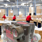 iMBAPrice 3-inches Shipping Packaging Tape - 1 Box of Premium (24 Roll of 110 Yards) 24 x 330 Feet Long 3" Wide Heavy Duty Brown Moving Packing Tape