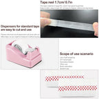 12 Rolls Transparent Tape - Perfect for Wrapping Gifts, Office Supplies, Home Use - Each Roll 0.71 Inch x 1000 inches (12PCS White)