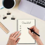 YAZMEEN Coffee Theme Blank Spiral Notebook（160 Pages） It's Coffee O'Clock Hardcover Sketchbook Office Notebook Gift Employee Appreciation Gift Funny Notebook Birthday Gift for Office Worker Colleague