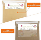 100Pack Kraft Envelopes,A4 Invitation Envelopes,Wedding, Baby Shower,Brown Kraft Envelopes for Personalize Gift Cards, Birthday Party,4x6 Envelopes for Invitations