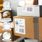 Coopaty Full Sheet Address Labels for Laser/Inkjet Printers, White, 8.5" x 11" Shipping Label, 10000 Labels