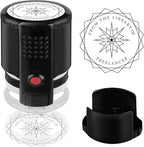 Custom Ink Stamp | Personalized Self Inking Stamp Gifts for Book Lovers, Readers, Teachers | 5 Ink Colors (Star-02)