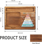 vizuzi Maslow's Hierarchy of Needs Sticky Note Holder, Maslow Needs Decor, Therapy Office Decor, School Counselor Psychologist Mental Health DBT Self-Stick Note Pad Holders ZSS47