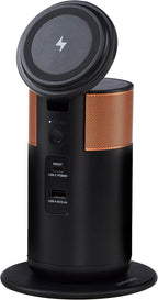 Duracell M100 Portable Charging Hub – 92W Charger for Laptops & Tablets, Wireless Charging for Cell Phones & Earbuds – Light & Compact Power Bank Station w/ USB-C & USB-A Ports, Charging Dock