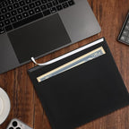 Crtiin 100 Pcs 9 x 12 Open End Booklet Envelopes 80 lb 120gsm Catalog Envelopes with Closure for Mailing Catalog Financial Document Magazine Pamphlet Business(Black)