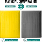 Levex - #0000 4" x 6" [10 Pack] Yellow Poly Bubble Mailers, Padded Envelope Mailers, Packing Envelope & Mailing Bags for Shipping