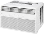 LG LW8024RSM, White 8,000 Smart Air Conditioner with Dehumidifier, 115V, Medium Rooms up to 350 Sq. Ft, Window Unit AC with Remote Control, 3 Speeds, Auto-Restart, 24-Hour Timer, 8000 BTU