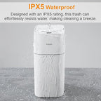 MOPALL Automatic Motion Sensor Bathroom Trash Can with Lid, 3 Gal Touchless Trash Can Auto-Adsorption Garbage Can, Slim Smart Trash Bin Waterproof Waste Basket for Bedroom, Kitchen, Office, Toilet, RV