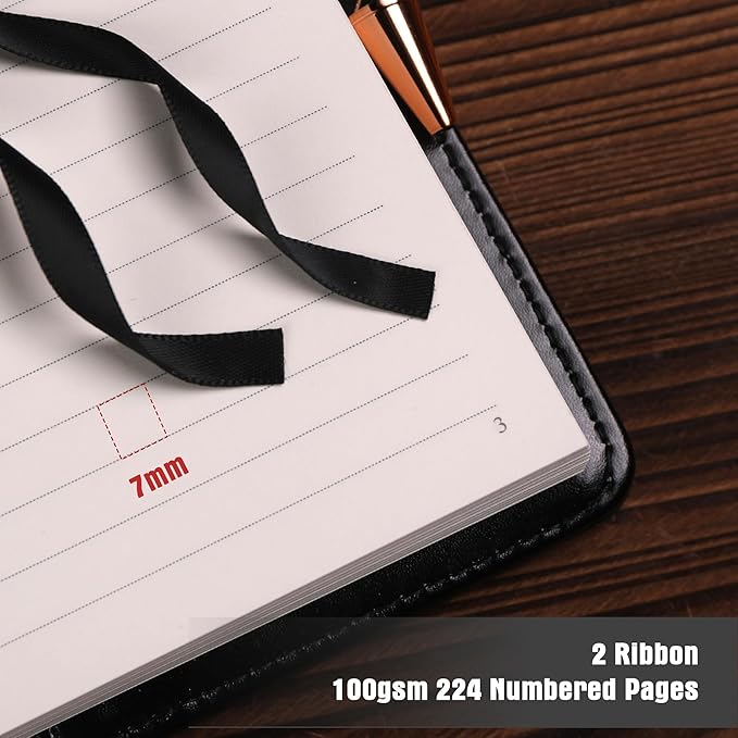 TIEFOSSI Diary with Lock for Women Girls, Lined Locked Journal, Butterfly Journal Notebook with Pen and Bookmark, A5 Refillable Locking Journals for Writing, 224 Numbered Pages