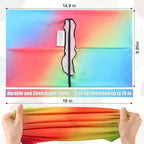 6 Pack Stretchable Book Cover Jumbo Fabric Book Covers Colorful Pattern Print Book Protector Washable Reusable Protective Textbook Cover for Hardcover Textbooks up to 9 x 11 Inch (Lovely Pattern)