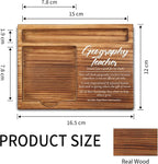 Geography Teacher Sticky Note Holder, Geography Teacher Gifts, Thank You Appreciation Quote Gifts for Geography Teacher Women Men from Student Self-Stick Note Pad Holders ZSS27