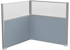 Versare Hush Panel Cubicle Kit | Workstation Partition Walls | Sound Dampening Cubicle Walls | Partitions for Desks