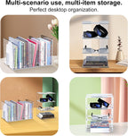 4PCS purse organizer for closet,handbag storage,book holder,bag organizer,acrylic desk file organizer,clutch divider,desk accessories workspace organizers