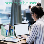 SAYEEC Magazine File Holder Folder Storage Desktop 4 Compartment Standing Hollow Green Files Bookshelf Organizer Box Office Racks Displays Holds Notebooks Documents for School Working Students