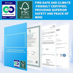 H-Qprobd 96"x48" White Board for Wall Commercial-Grade Large Magnetic Dry Erase Board with with All Kits, 4'x8' Presentation Whiteboard for Office, Gov't, Classroom & Conference Rooms, Home