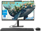 Lenovo 24 All-in-One Desktop Computer for Home Office, 23.8" FHD Business AIO, Intel 4-Core Processor (Beat i3-1110G4), 16GB DDR4 RAM, 512GB PCIe SSD, WiFi 6, Bluetooth, Windows 11 Pro, Vent-Hear