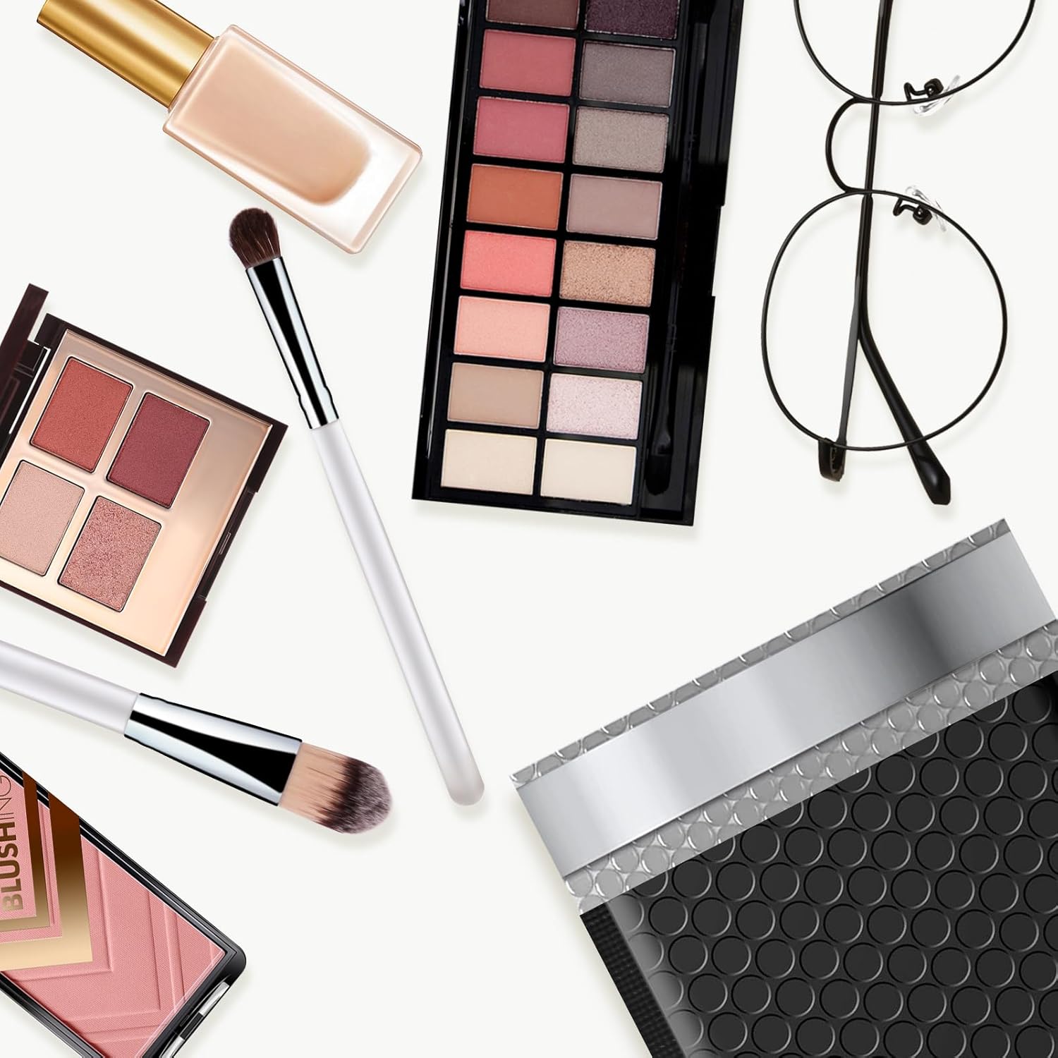 Poly Bubble Mailers 4x8 Padded Envelopes #000 50pcs, Self Seal Shipping Envelopes Padded Packaging for Small Business (Black)