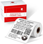 Phomemo 2.75'' x 3.14'' Labels - Compatible Phomemo M220 M200 Address, Barcode Labels - Direct Thermal Labels, Black in White,1Roll / 100 Labels