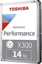 Toshiba X300 14TB Performance & Gaming 3.5-Inch Internal Hard Drive - CMR SATA 6 Gb/s 7200 RPM 512 MB Cache - HDWR51EXZSTA