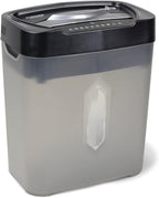 Aurora AU1232XB Anti-Jam 12-Sheet Crosscut Paper/Credit Card Shredder with 5.2-Gallon Wastebasket (Black/Semi Translucent Gray)