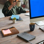 Never Forget The Difference You Make Appreciation Sticky Note Holder, Thank You Appreciation Quote Gifts for Leader Boss Women Mentor Manager Employee Coworker Self-Stick Note Pad Holders ZSS23