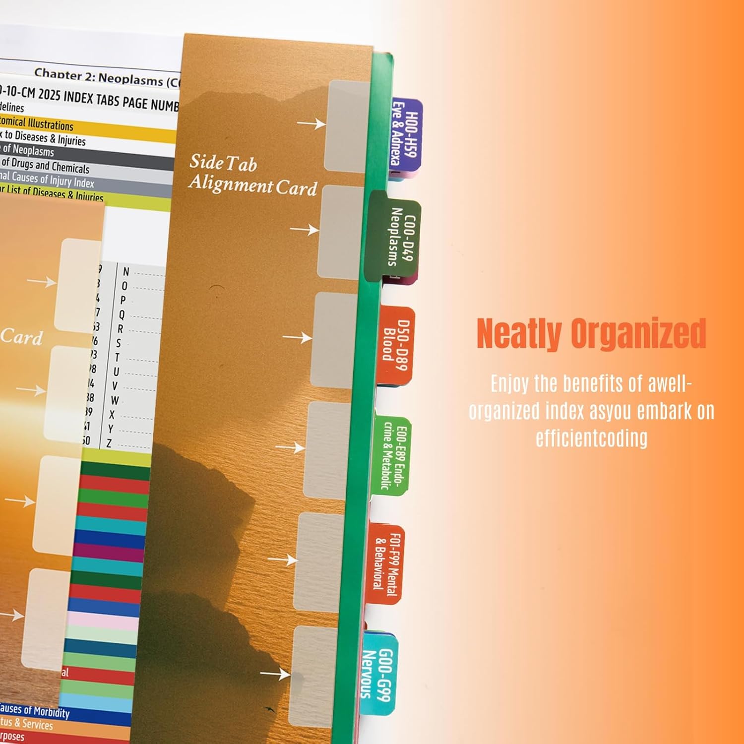 Index Tabs for ICD-10-CM 2025 Expert (AAPC Version) - Navigate with Precision in Your Code Book