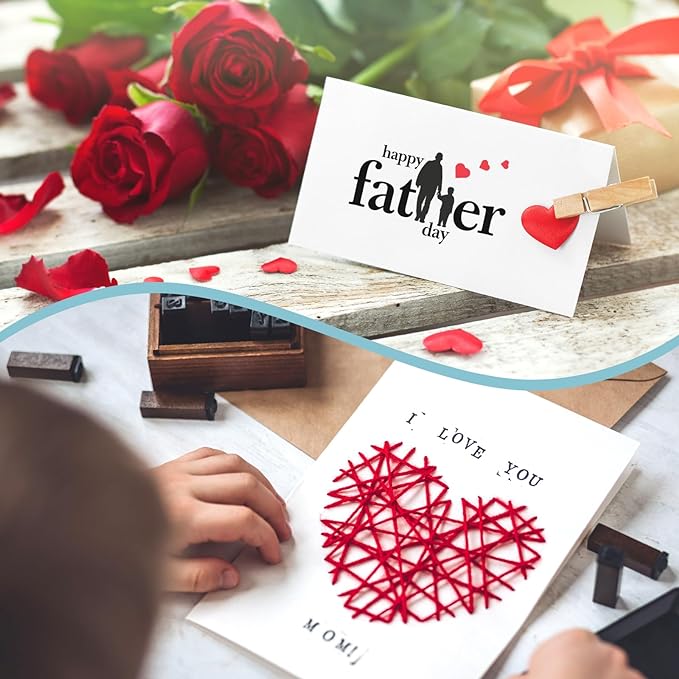 OcePor 100 Sheets White Cardstock 8.5 x 11, 92lb/250gsm Card Stock Paper, Thick Printer Cardboard Paper, Heavy Cardstock for Invitation, Resume, Certificate, Business Cards, Office