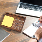 Social Worker Sticky Note Holder, Social Worker Appreciation Gifts, Social Worker Graduate Gift, Thank You Gifts for Social Worker, Social Worker Definition Desk Self-Stick Note Pad Holders TZP06