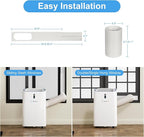 14,000 BTU Portable Air Conditioners for 700 Sq.Ft, 4-in-1 Room Air Conditioner with Cooling, Heating, Dehumidifier, Fan, Remote, Sleep Mode, Auto Swing, 24H Timer, Self-Evaporating Portable AC Unit